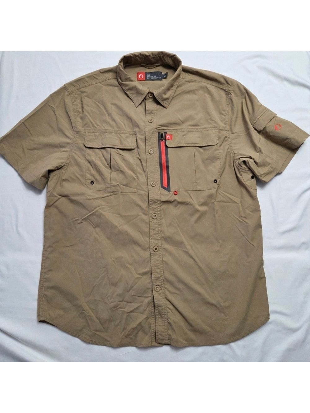American Outdoorsman Tan Shirt XL